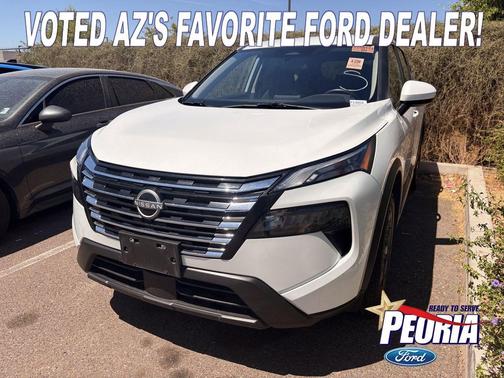 White Pearl 2025 Nissan Rogue SV