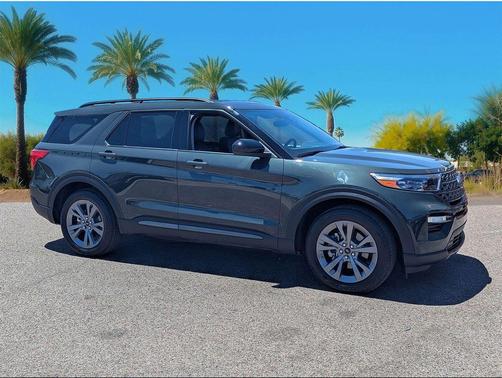 Forged Green Metallic 2022 Ford Explorer XLT