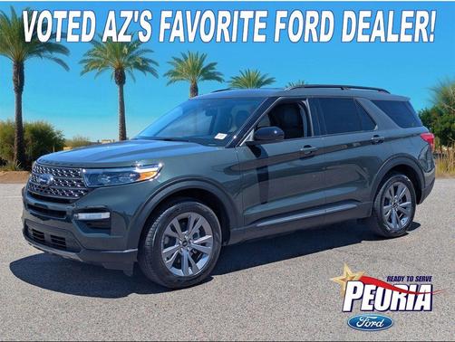 Forged Green Metallic 2022 Ford Explorer XLT