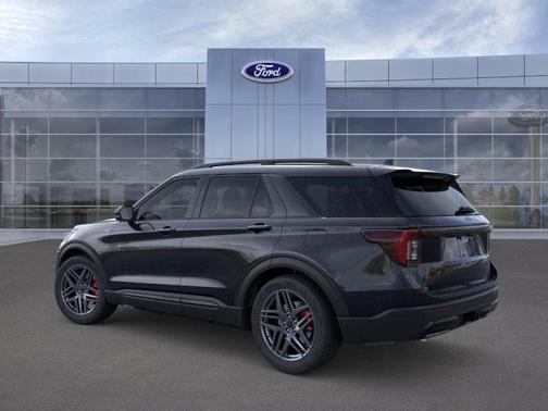 Agate Black Metallic 2026 Ford Explorer ST-Line
