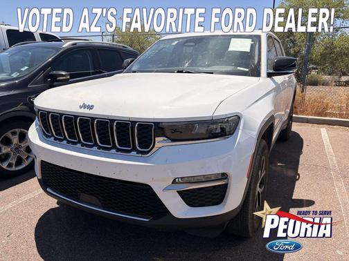 Bright White Clearcoat 2023 Jeep Grand Cherokee Limited
