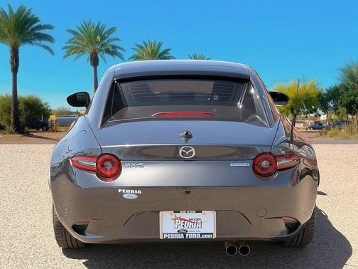 Machine Gray Metallic 2024 Mazda MX-5 Miata RF Grand Touring