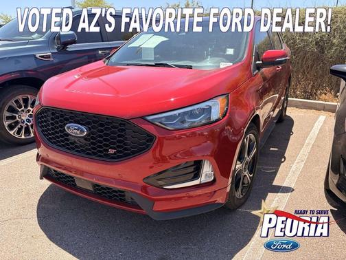 Rapid Red Metallic Tinted Clearcoat 2020 Ford Edge ST