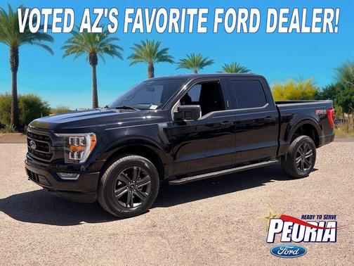 Agate Black Metallic 2023 Ford F-150 XLT