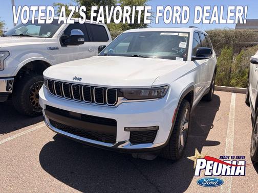 Bright White Clearcoat 2021 Jeep Grand Cherokee L Limited