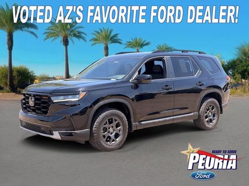 Crystal Black Pearl 2024 Honda Pilot TrailSport