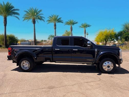 Antimatter Blue Metallic 2024 Ford F-450 Platinum
