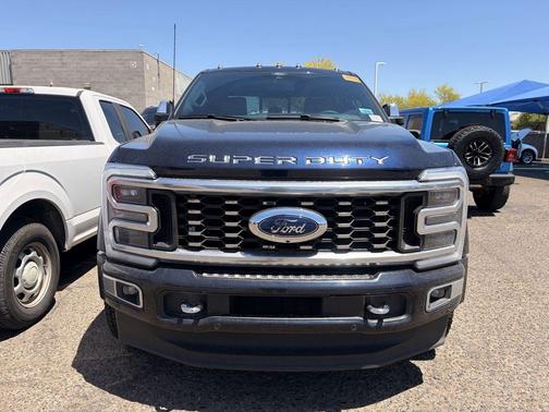 Antimatter Blue Metallic 2024 Ford F-450 Platinum