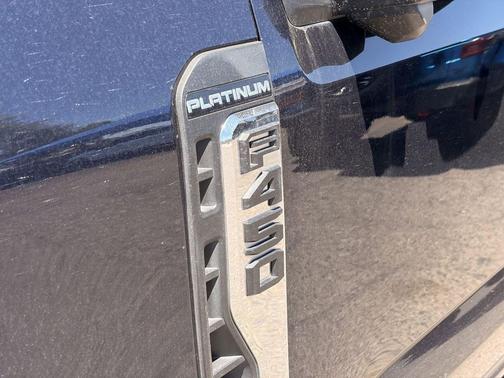 Antimatter Blue Metallic 2024 Ford F-450 Platinum