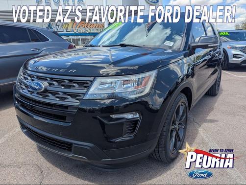 Shadow Black 2018 Ford Explorer XLT