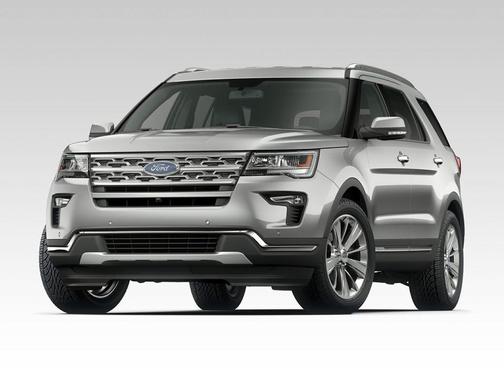 Shadow Black 2018 Ford Explorer XLT