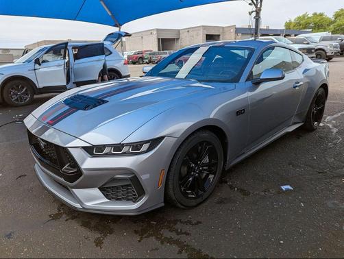 Iconic Silver Metallic 2024 Ford Mustang GT