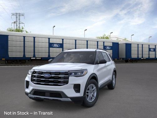 Space White Metallic 2026 Ford Explorer Active
