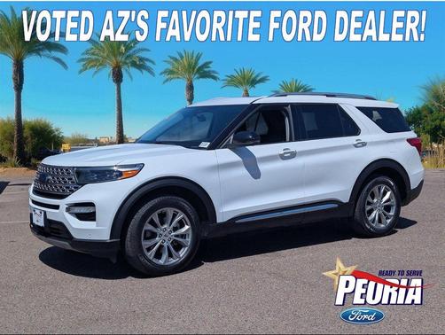Oxford White 2021 Ford Explorer Limited