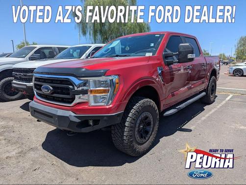Red 2021 Ford F-150 XLT