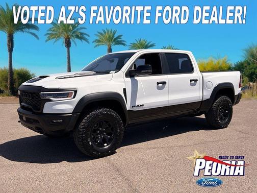 Bright White 2026 RAM 1500 RHO Crew Cab 4x4 5'7' Box