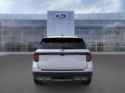 Space White Metallic 2026 Ford Explorer Active