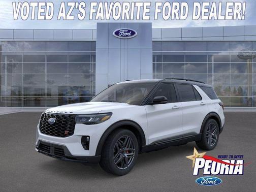 Space White Metallic 2026 Ford Explorer ST