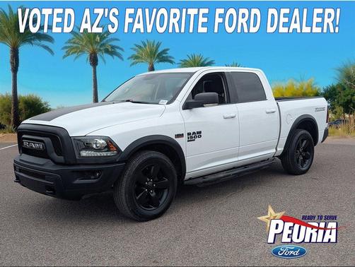 Bright White Clearcoat 2019 RAM 1500 Classic Warlock Crew Cab 4x2 5'7' Box