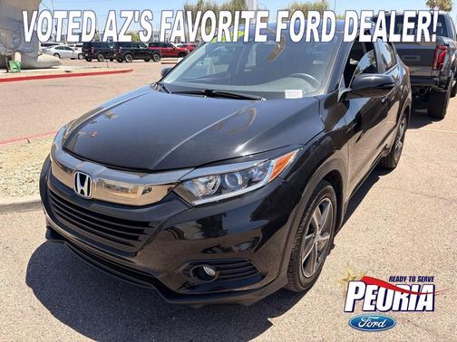 Crystal Black Pearl 2022 Honda HR-V EX