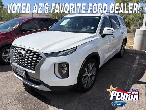 Hyper White 2021 Hyundai PALISADE SEL