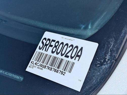 White Frost Tricoat 2019 Buick Encore Preferred