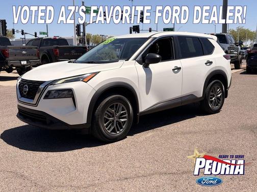 Glacier White 2021 Nissan Rogue S