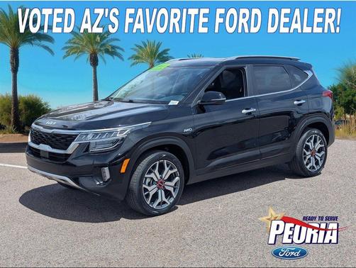 Cherry Black 2023 Kia Seltos SX Turbo