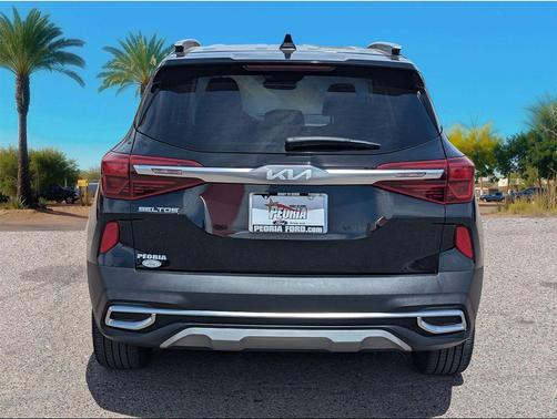 Cherry Black 2023 Kia Seltos SX Turbo