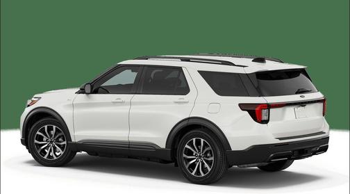 Star White Metallic Tri-Coat 2026 Ford Explorer ST-Line