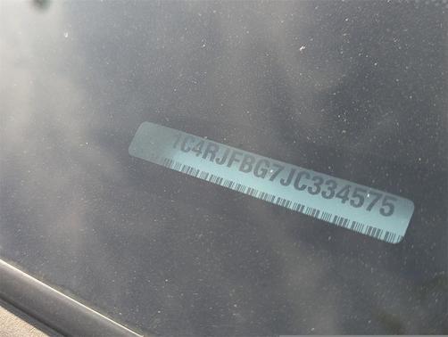 2018 Jeep Grand Cherokee Sterling Edition