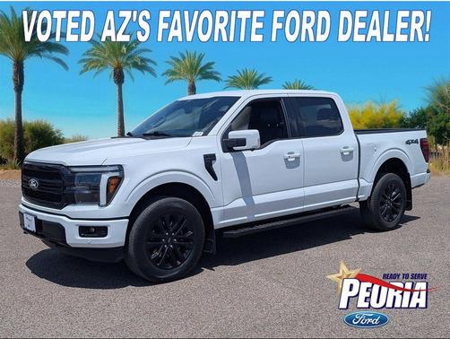 White 2025 Ford F-150 Lariat