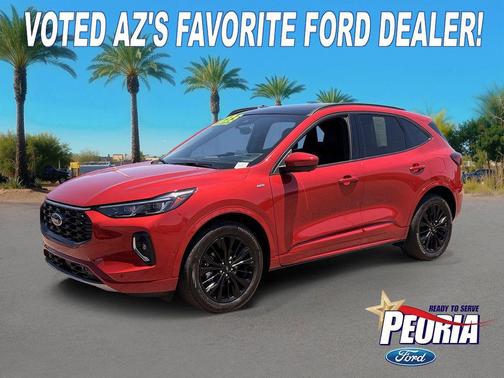 Rapid Red Metallic Tinted Clearcoat 2023 Ford Escape ST-Line Elite