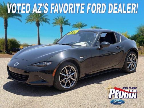 Jet Black Mica 2021 Mazda MX-5 Miata RF Grand Touring