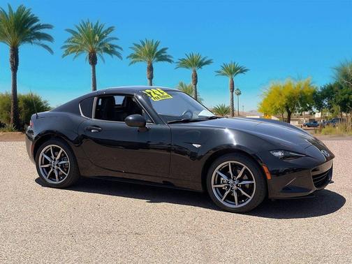 Jet Black Mica 2021 Mazda MX-5 Miata RF Grand Touring