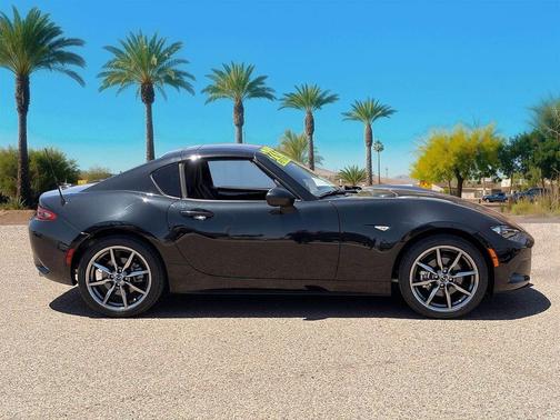 Jet Black Mica 2021 Mazda MX-5 Miata RF Grand Touring