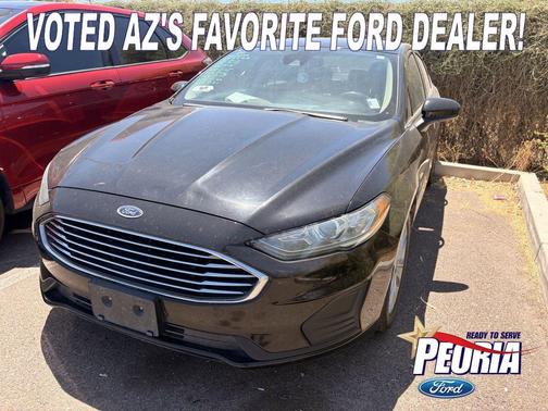 Agate Black 2019 Ford Fusion Hybrid SE
