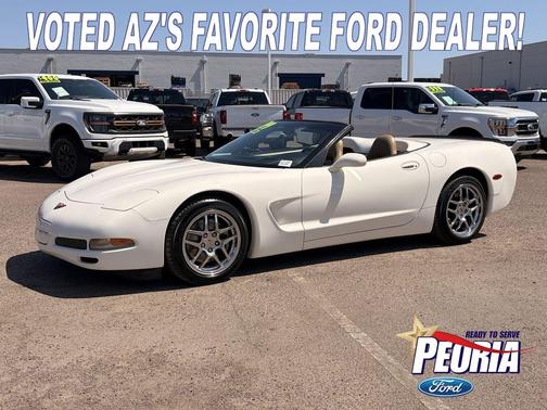 Speedway White 2001 Chevrolet Corvette Base