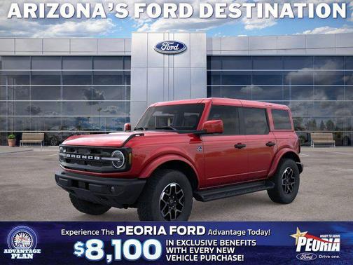 Ruby Red Metallic Tinted Clearcoat 2026 Ford Bronco Outer Banks