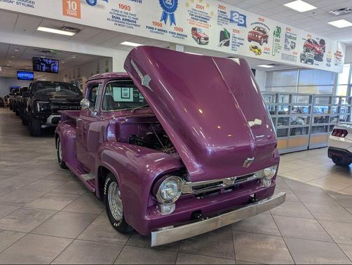 Purple 1956 Ford F100 Base