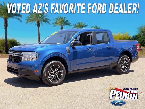 Atlas Blue Metallic 2024 Ford Maverick Lariat