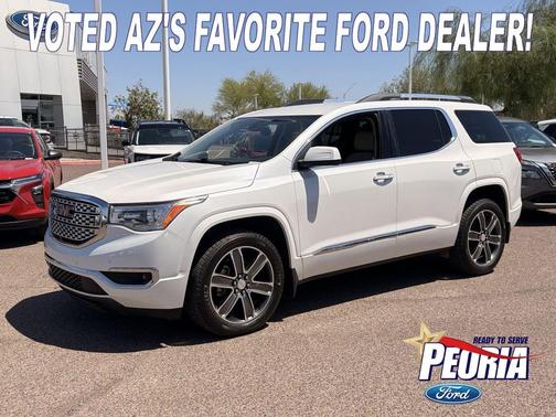 White Frost Tricoat 2018 GMC Acadia Denali