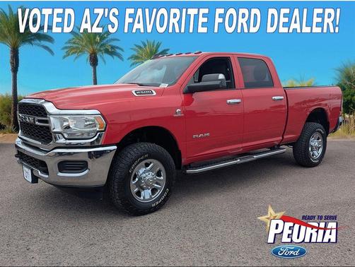 Flame Red Clearcoat 2022 RAM 2500 Tradesman Crew Cab 4x4 6'4' Box
