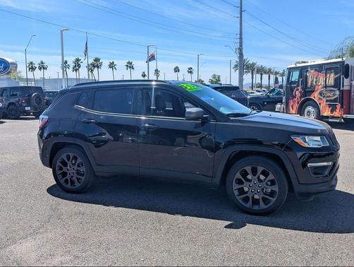 Diamond Black Crystal Pearlcoat 2021 Jeep Compass 80th Special Edition