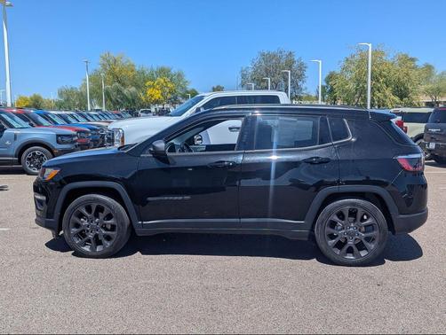 Diamond Black Crystal Pearlcoat 2021 Jeep Compass 80th Special Edition