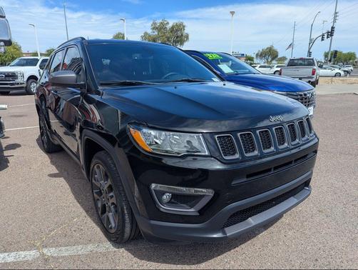 Diamond Black Crystal Pearlcoat 2021 Jeep Compass 80th Special Edition