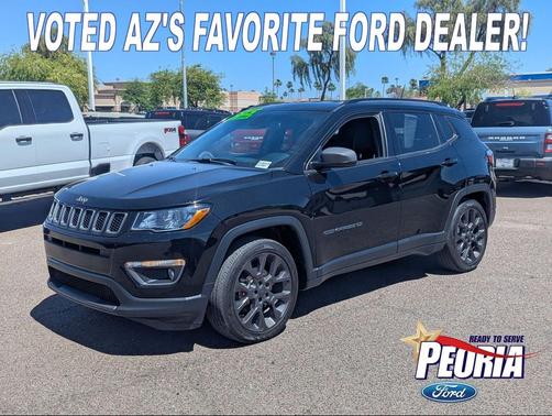 Diamond Black Crystal Pearlcoat 2021 Jeep Compass 80th Special Edition