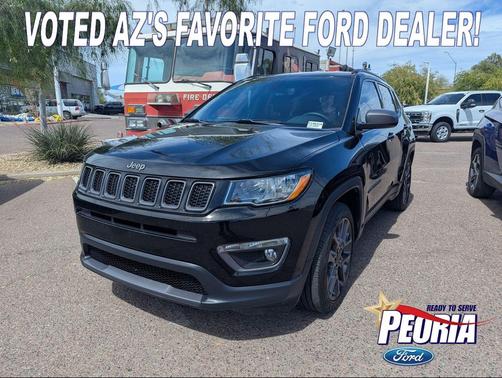 Diamond Black Crystal Pearlcoat 2021 Jeep Compass 80th Special Edition