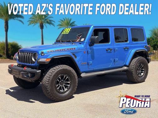 Hydro Blue Pearlcoat 2025 Jeep Wrangler Rubicon