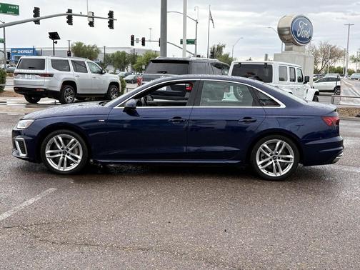 Navarra Blue 2024 Audi A4 45 S line Premium Plus
